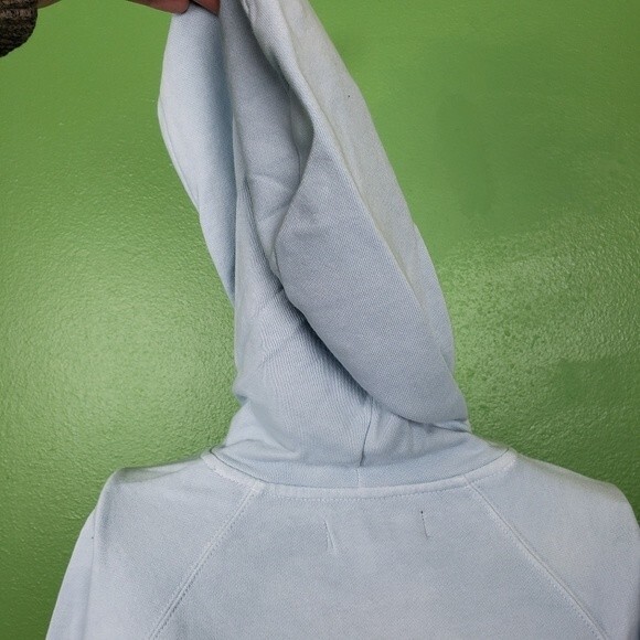 Hudson Women's NWT Skyway Dip Dye Blue Hombre Hoodie Size XS - Picture 9 of 12